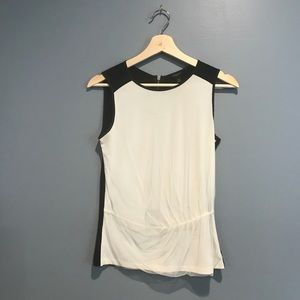 Ann Taylor • Black and White Blouse